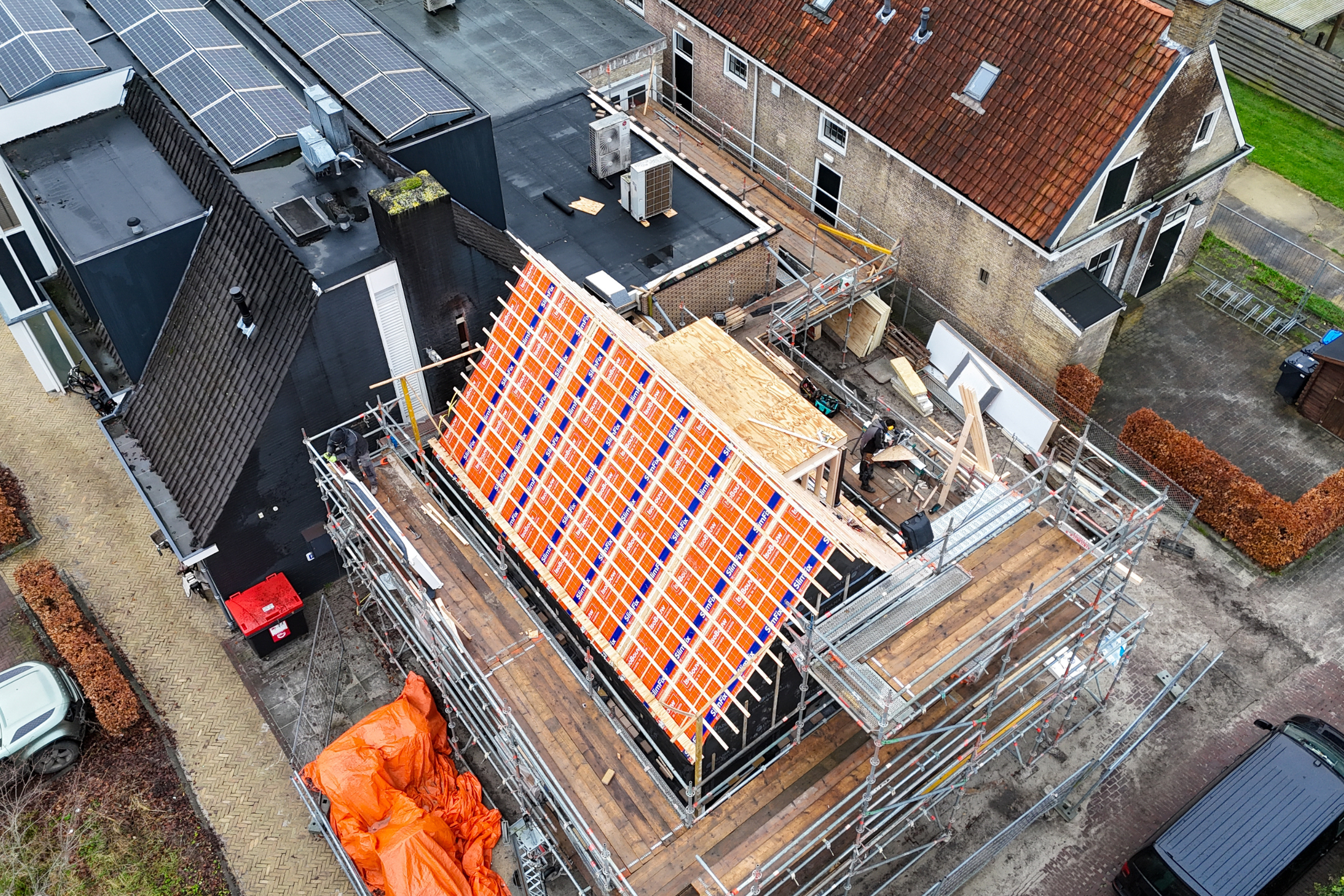 Huis in aanbouw - Mulder Bouwbedrijf (Uitbreiding)